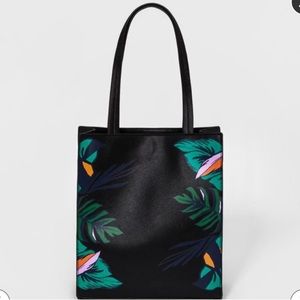 A New Day Square Saffiano Tote Handbag.